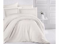 Постельное белье Stripe Sateen Krem Aran