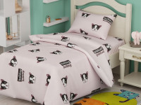 Постельное белье в кроватку Leleka-Textile Ранфорс Мопсики