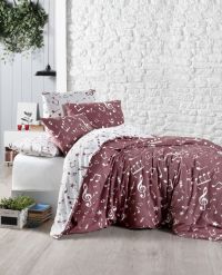 Постельное белье молодежное Major dark red Ранфорс