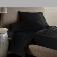 Постельное белье черное сатин U-tek Home Sateen Black